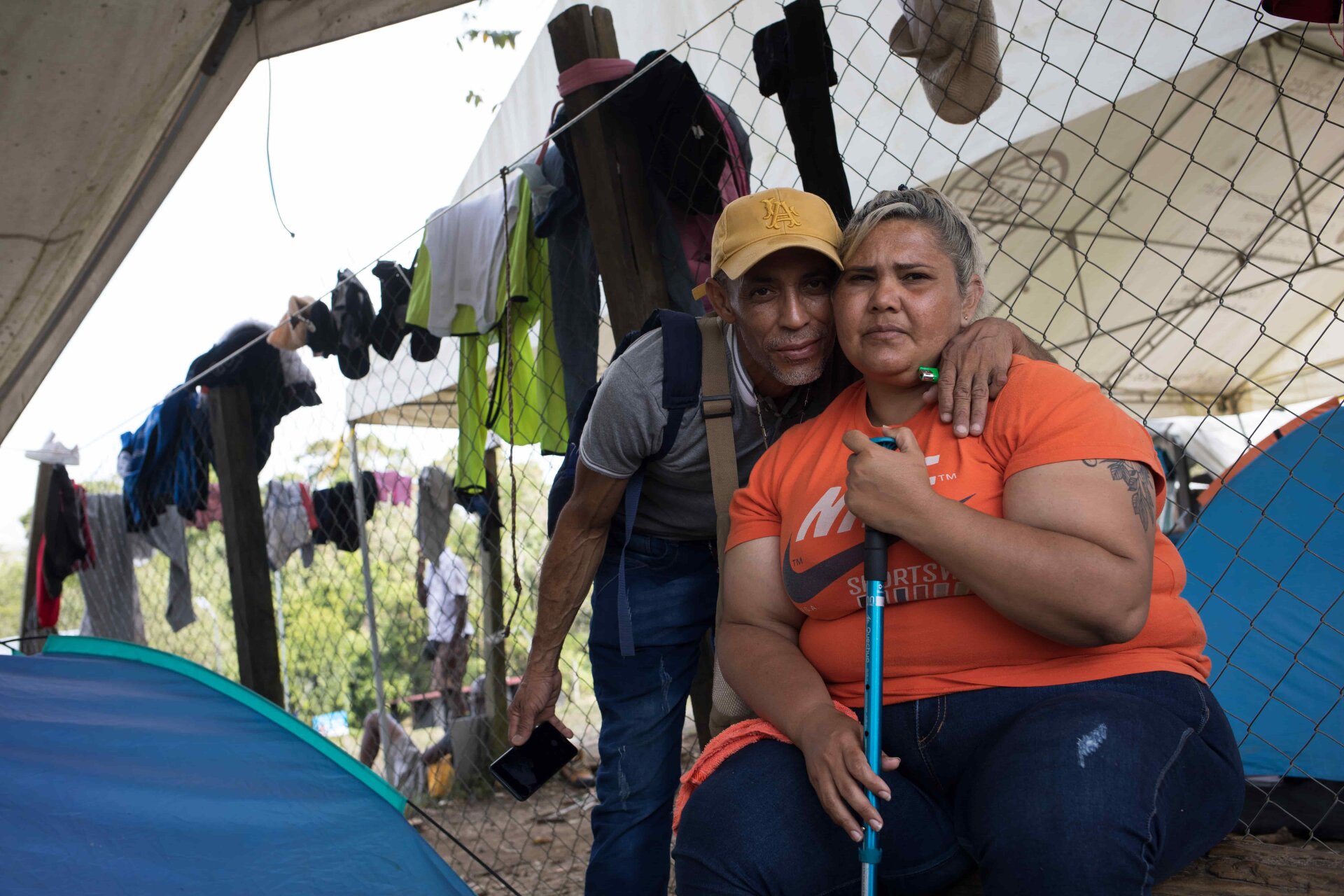 Ayaluz Sánchez and her husband left Venezuela after selling everything they owned and crossed the Darien jungle in search of a better life. They voluntarily gave interviews about their experience.