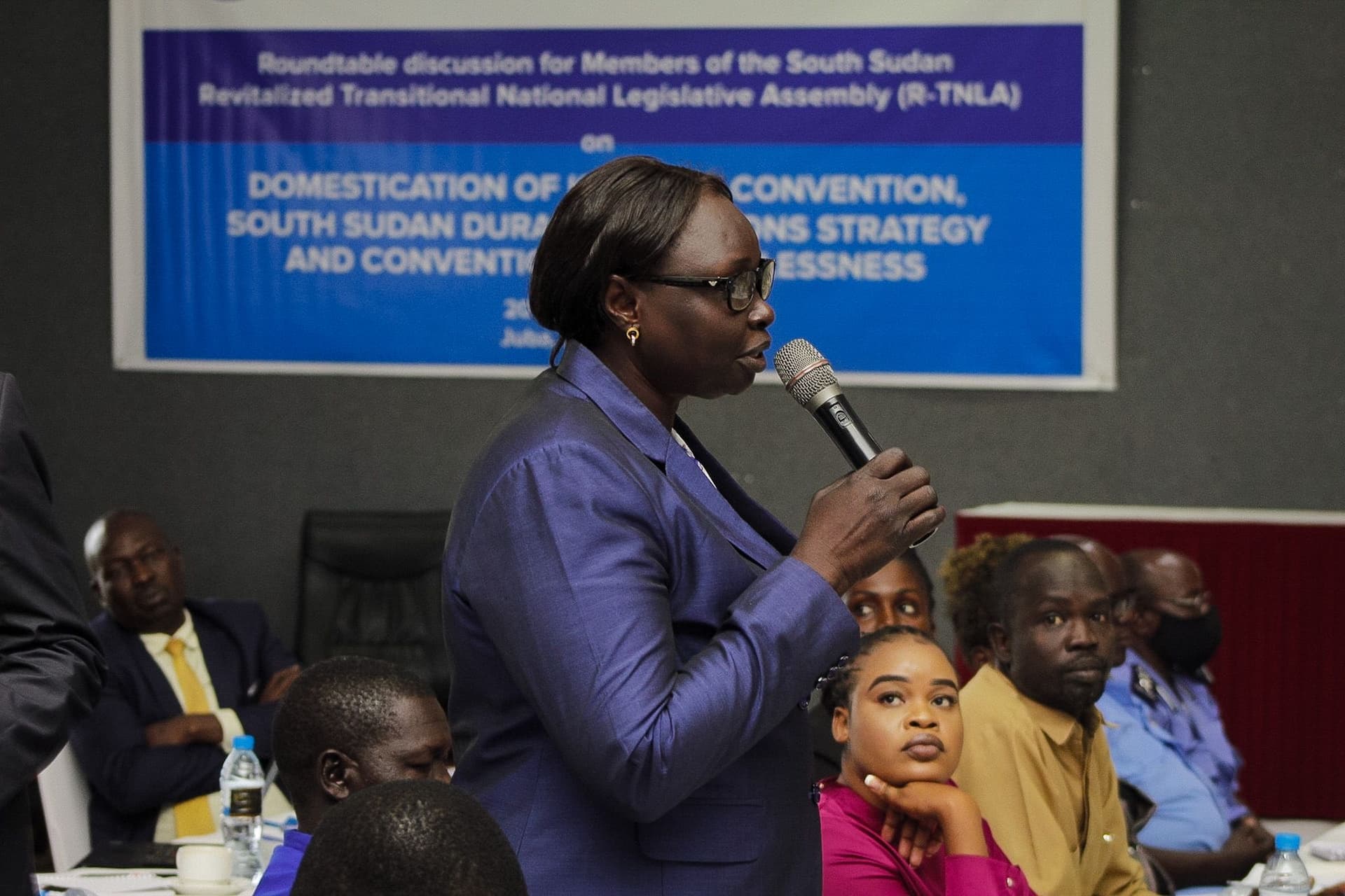 Roundtable discussion for Members of the Revitalized Transitional National Legislative Assembly on domestication of Kampala Convention (April 2022). ©UNHCR/South Sudan