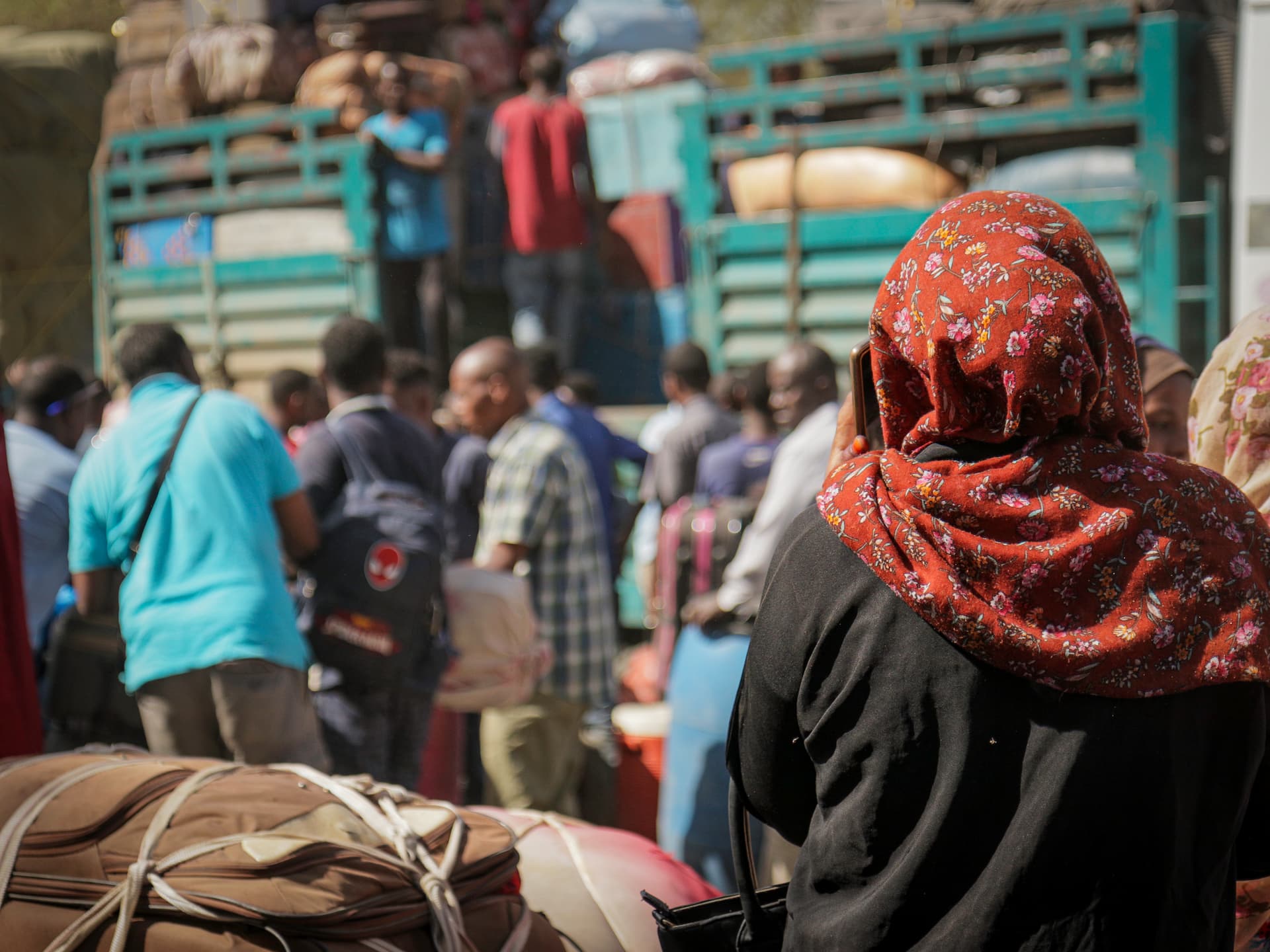 Following the outbreak of conflict in Sudan, refugees, returnees and third country nationals arrive at Metema Yohannes border crossing point in Ethiopia. ©UNHCR/Lucrezia Vittori